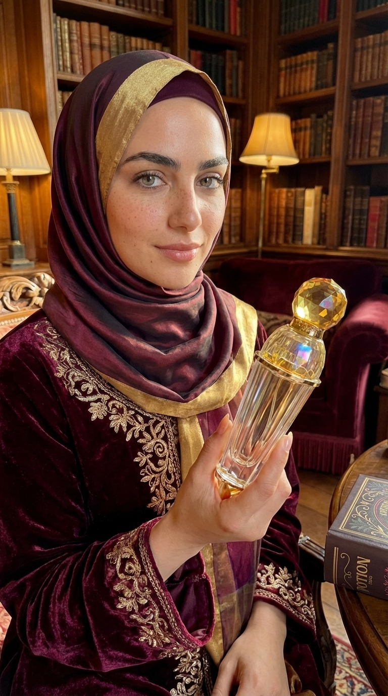 Royal Amber by Potion Paris — luxury amber fragrance in the Crystal Vial